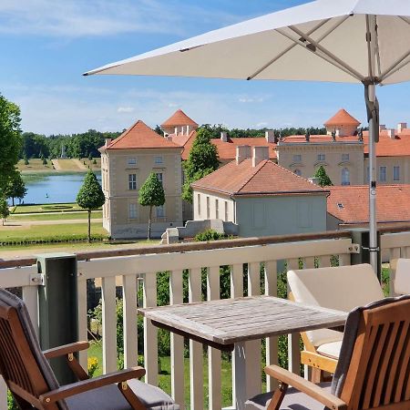 Ferienwohnung LoggiaHaus am Schloss, Schloss- und Seeblick Rheinsberg Exterior foto